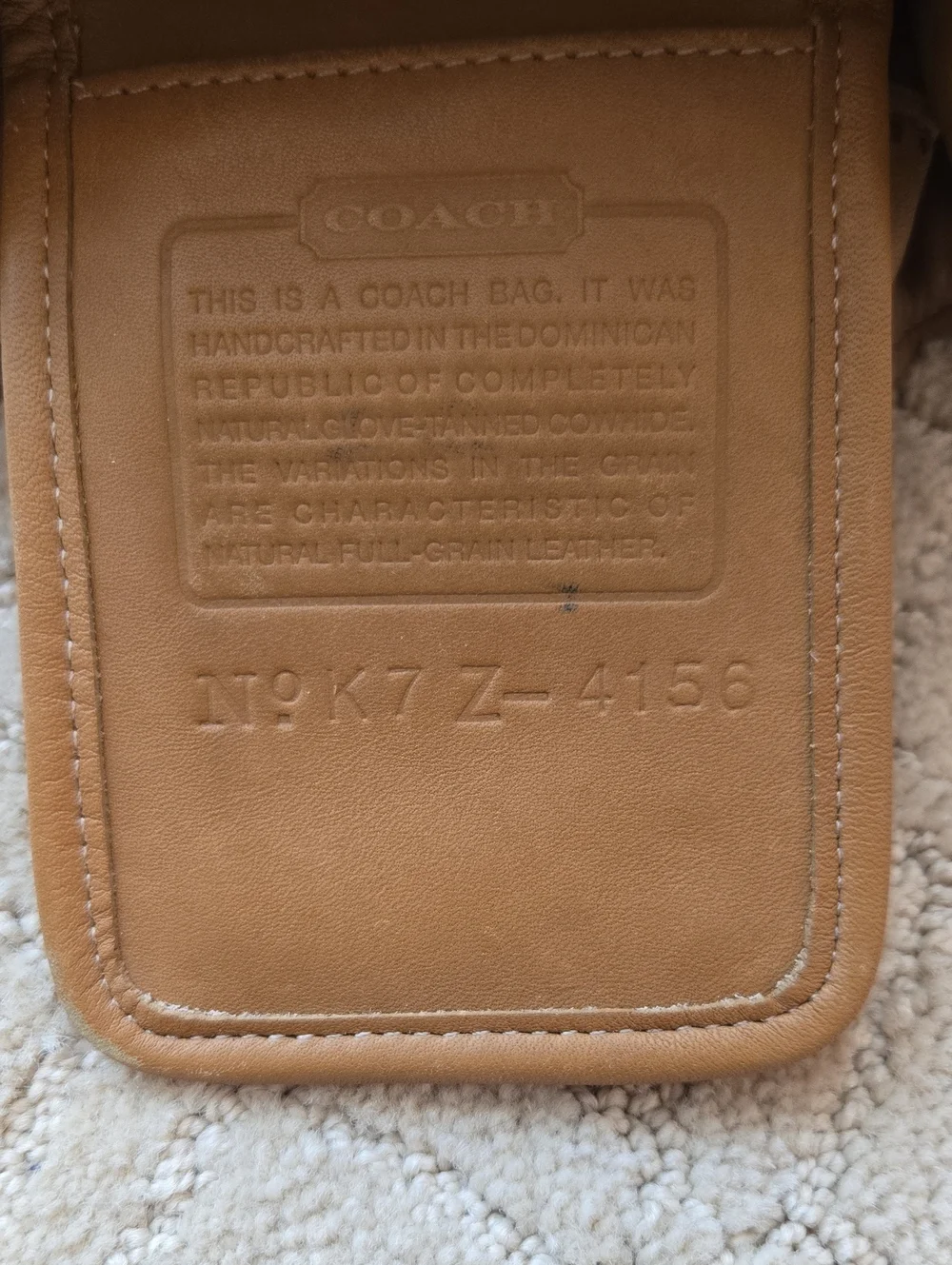 Vintage Coach Soho Belted Pouch. As-is